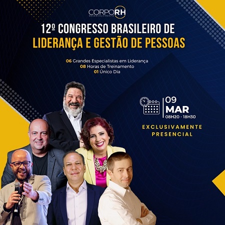 12º Congresso Brasileiro de Liderança e Gestão de Pessoas - Campinas - Mural de Eventos